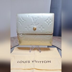 Louis Vuitton Vernis Gold Compact Wallet